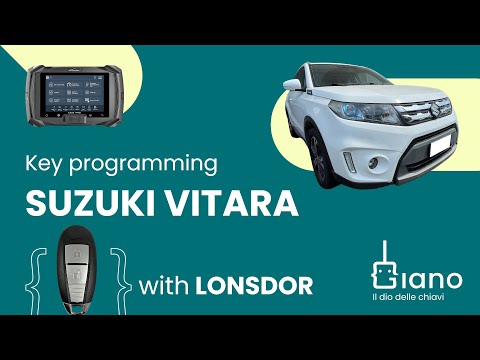 Suzuki Vitara key programming with Lonsdor