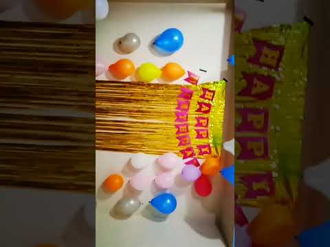 shorts#today's decoration # birthday # just for#video #like#subscribetomychannel