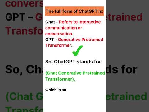 full form of chatgpt
