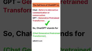 full form of chatgpt