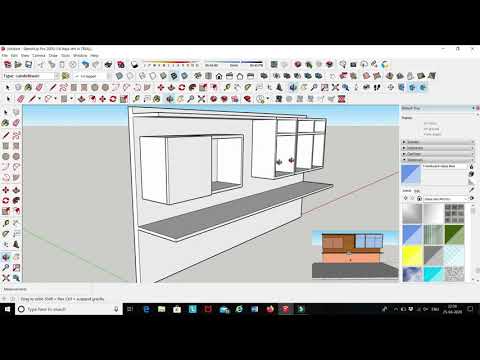 SKETCHUP-3D MODELING KITCHEN