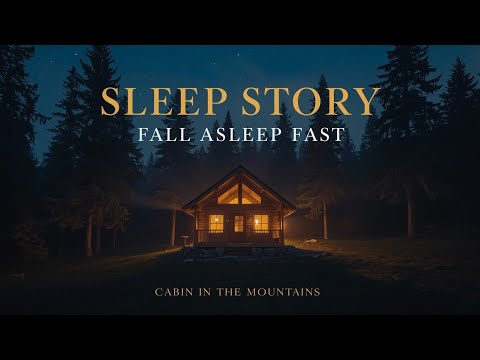 Sleep Story – Fall Asleep Fast | Cabin in the Mountains | Bedtime Story for Adults