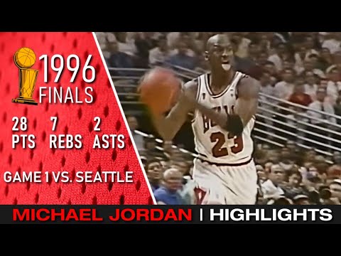 Michael Jordan Game 1 1996 Finals - Full Highlights