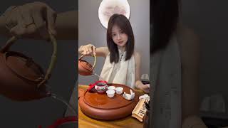 beauty潮汕美女，喝功夫茶美女！#teochew #潮汕 #美女#潮汕女孩#潮汕营标旗