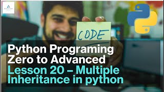 Python Zero to Advanced | Multiple Inheritance in Python Explained with Example#w3skillset