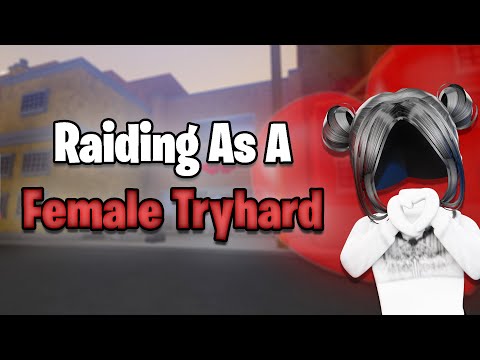 Raiding As A Female Tryhard in Da Hood + Keyboard ASMR
