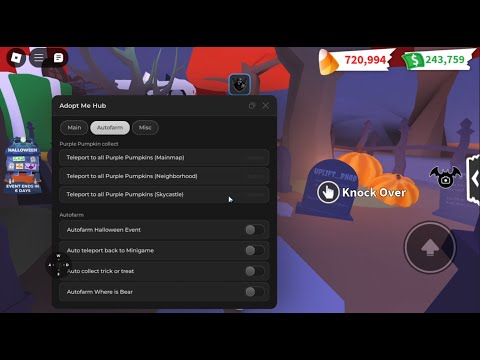 Roblox Adopt Me Week 4 Halloween Autofarm Script / Hack (No Key)
