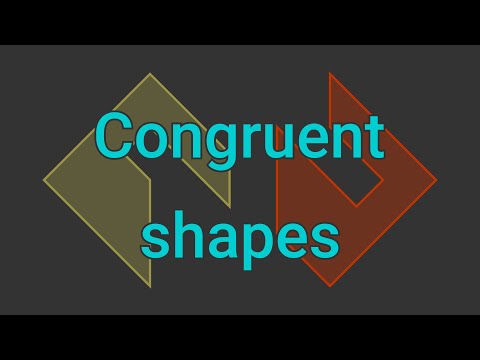 Congruent shapes