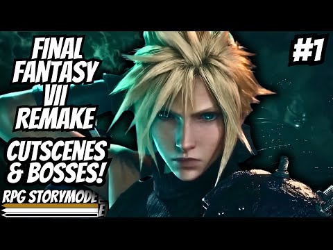 Final Fantasy VII Remake - Main Story Walkthrough Edited With No Commentary  [4K 60fps] 1/2