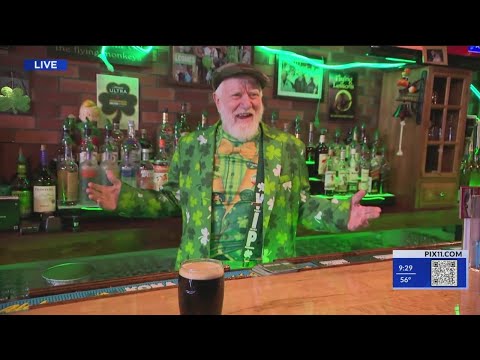 PIX11's Ben Aaron celebrates St. Patrick's Day in Warwick