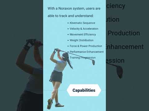 Fine tune your golf swing with Noraxons multi-device software.  #golfswinganaysis #USopen