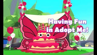 Having Fun in Adopt Me With the New Butterfly & Gifts & Accessory Chests