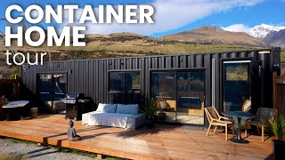 Modern 40ft Shipping Container conversion | Glenorchy New Zealand | Tiny Home Tour | Ep 45