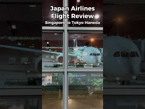 Japan Airlines flight from Singapore to Tokyo #travel #japanairlines #flight