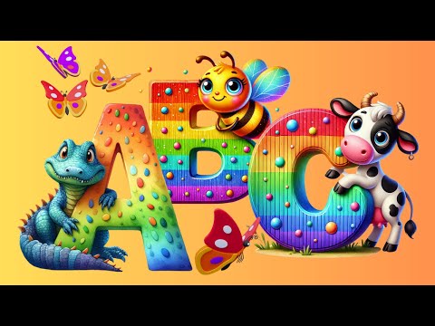 ABC Animal Song | ABC English Alphabet Song | Learn ABC English Alphabet with Fun Cartoon Songs