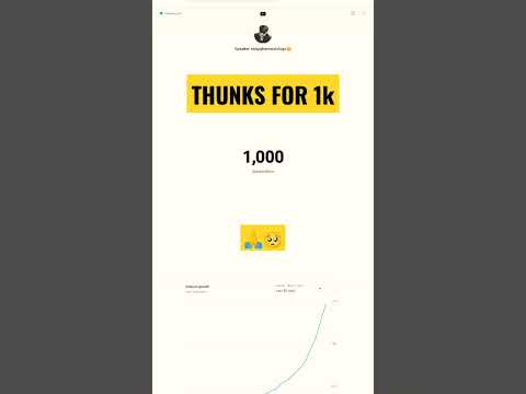 thanks for 1k guys