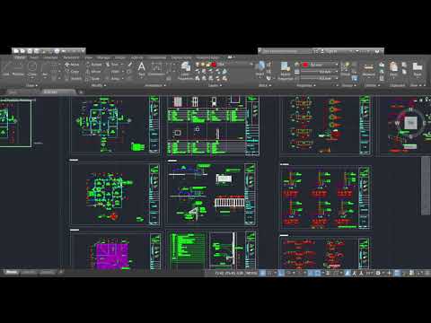 AutoCad - 1 Story House Plan Example