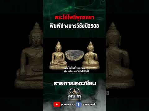 พระไม้โพธิ์พุทธคยา #คุณพระคุณเจ้า #เดอะเซียน #เอี้ยงปู่ยีนส์ #อาจารย์นำวัดดอนศาลา