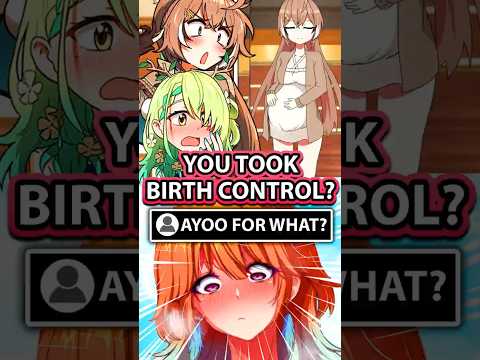 Kiara Takes Birth Control Pills FOR WHAT? [Nanashi Mumei Hololive EN] #vtuberclips #hololiveen