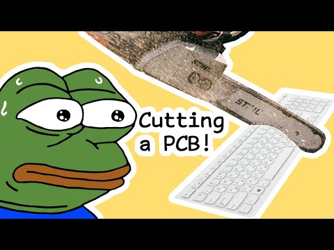 You Wouldn't CUT Through a KEYBOARD, Would You?