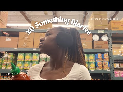 20 Something Diaries 🦋Getting Over My Fear of Filming in Public | Grocery Run, Coffee & Pho