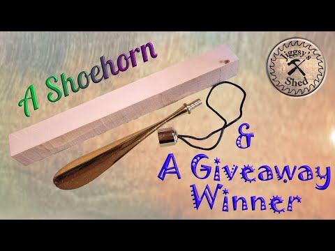 Woodturning| The Peacock Shoehorn: Woodturning Magic & Giveaway Winner Reveal!