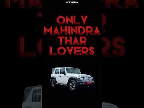 Only mahindra thar lovers #trendingshorts #tharandfortuner #thar #viralvideo #scorpio #shorts
