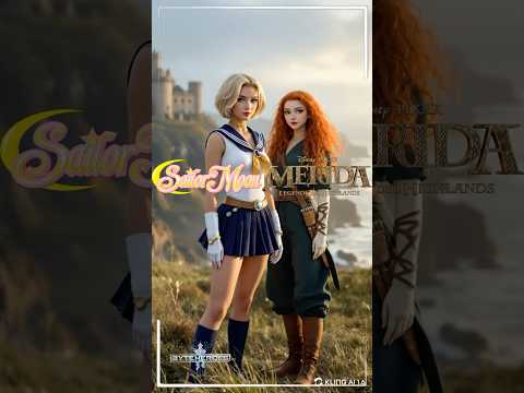 Sailor Uranus & Merida Fusion 🌪️🏹 | Realistic AI Transformation