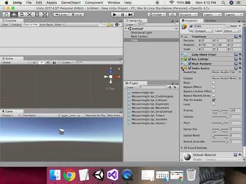 Unity Variables : Types of Variables