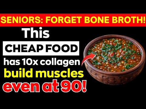 Over 60? Forget Bone Broth! THIS Food Rebuilds Muscle & Ends Sarcopenia Naturally! | Senior Health