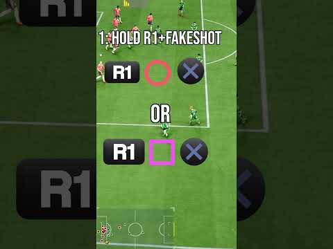 This Fake Shot is BROKEN in FC 25 🤯 (R1 + Circle/X Combo) #fc25#fifa25 #fakeshot#skillmoves#futties