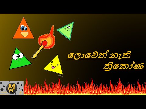 ලොවෙත් නැති ත්‍රිකෝණ |  Mathematics | M with M #Mathematics #educational #talk
