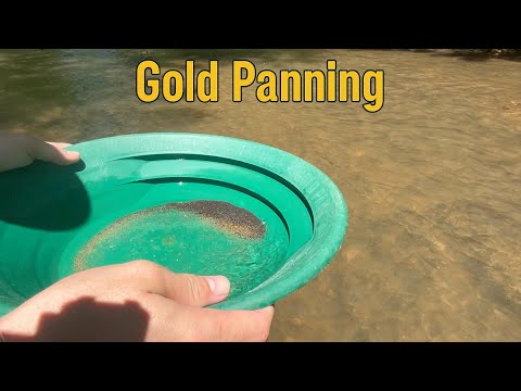 Gold Panning the Second Broad River (North Carolina) – Garrett Super Sluice in Action