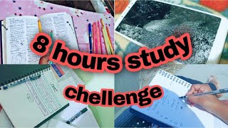 8 hour's study chellenge 🌈|| study vlog class 9||**maira phone📱tut gya**||