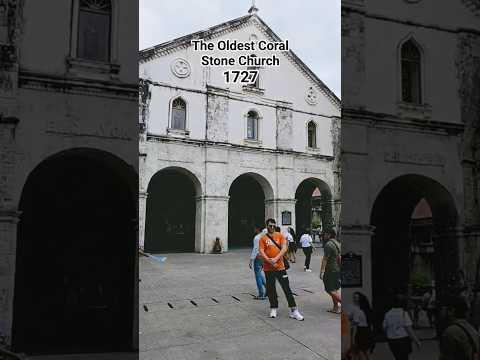 BACLAYON CHURCH -The Oldest Coral Stone Church (1727)  #bohol #shortsfeed  #shorts