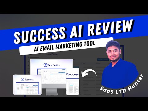 Success.AI Email Marketing Tool Tutorial & Review | SAAS LTD Hunter🔥