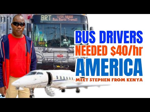 KENYAN BUS DRIVER IN CALIFORNIA URGE KENYANS TO JOIN HIM  YOU MUST BE IN AMERICA