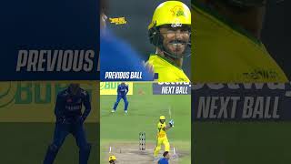 Faf’s response❓6⃣ after a dot ball! ⚡ #RememberTheGame #WhistleForJoburg #ToJoburgWeBelong #SA20