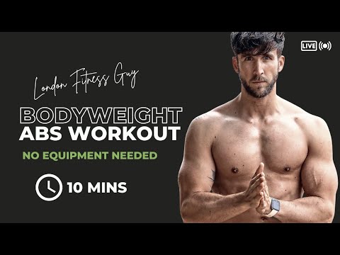 10minute ABS workout | No equipment | Bodyweight only