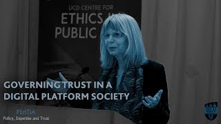 Governing trust in a digital platform society | José van Dijck | PeriTiA Inaugural Symposium