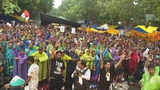 Demonstrators stage 'cockroach' protests across different cities in India