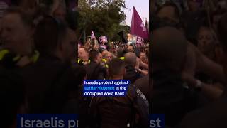 Israelis protest against settler violence in the occupied West Bank | DW News