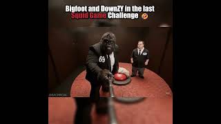 Bigfoot and DownZY in the last Squid Game Challenge 🤣
