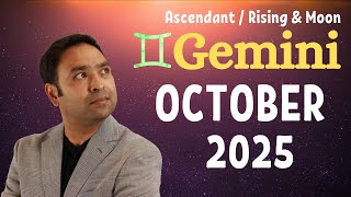 GEMINI October Monthly Vedic Astrology Reading Revealed Now