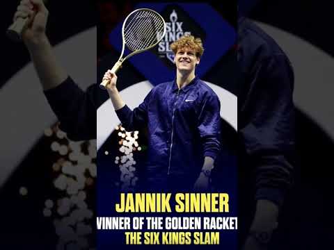 🎾 Golden Glory! #JannikSinner Reigns Supreme at the Six Kings Slam 🏆👑 | Epic #Tennis Triumph 2025