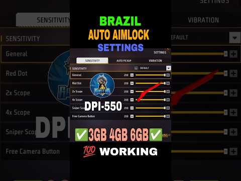 Free Fire 4gb Ram Best Sensitivity Settings ⚡ All Gun Auto Headshot Sensitivity Setting In Free Fire