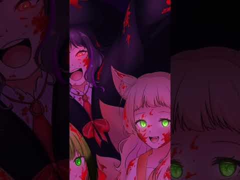 【돌림노래】 할로윈 기념 시유 숨바꼭질을 돌림노래로 불러보았다｜늘보나컷 #vtuber #cover #shorts