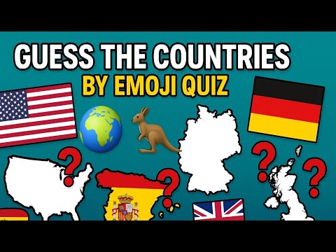 Can You Identify These Countries by Their Shape? #quizvideo #countryquiz
