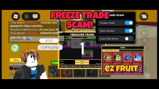 BRO GOT SCAMMED | BloxFruit Freeze Trade Scam!  | Freeze Trade | Auto Accept