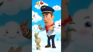 Meet Captain Sky – The Friendly Pilot!" ✈️🐻 #countingforkids #cartoon
